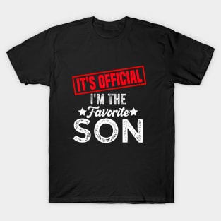 It's official i'm the favorite son, favorite son T-Shirt